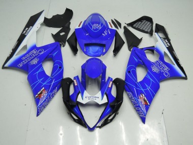 Carénage Moto GSXR 1000 K5 2005-2006 - Bleu Corona