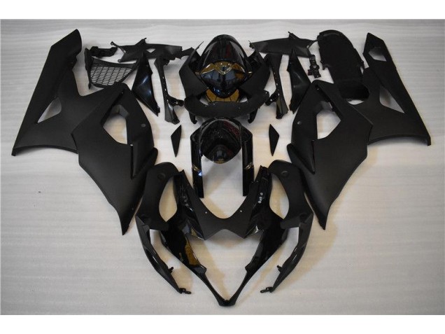 Carénage Moto GSXR 1000 K5 2005-2006 - Brillant Noir Mat Carénage Moto GSXR 1000 K5 2005-2006 - Brillant Noir Mat