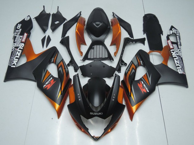 Carénage Moto GSXR 1000 K5 2005-2006 - Brun et Noir Mat Carénage Moto GSXR 1000 K5 2005-2006 - Brun et Noir Mat
