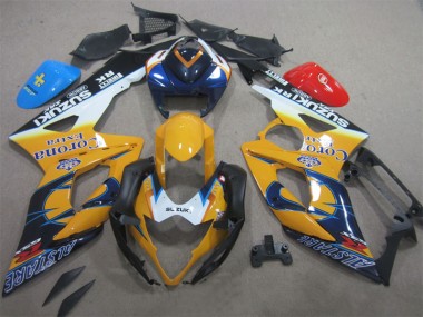 Carénage Moto GSXR 1000 K5 2005-2006 - Jaune Bleu Corona Extra