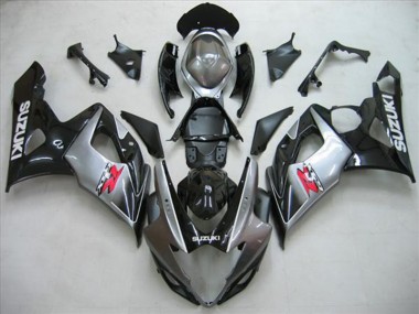 Carénage Moto GSXR 1000 K5 2005-2006 - Noir Argent Gris