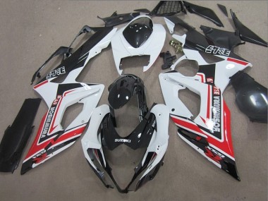 Carénage Moto GSXR 1000 K5 2005-2006 - Noir Blanc Rouge