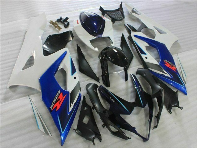 Carénage Moto GSXR 1000 K5 2005-2006 - Noir Bleu Blanc Carénage Moto GSXR 1000 K5 2005-2006 - Noir Bleu Blanc