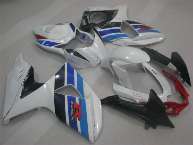 Carénage Moto GSXR 1000 K9 2009-2016 - Blanc Bleu Carénage Moto GSXR 1000 K9 2009-2016 - Blanc Bleu