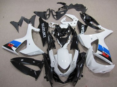 Carénage Moto GSXR 1000 K9 2009-2016 - Blanc Noir