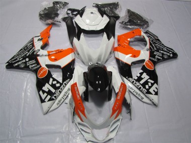 Carénage Moto GSXR 1000 K9 2009-2016 - Blanc Noir Orange Bright Logic