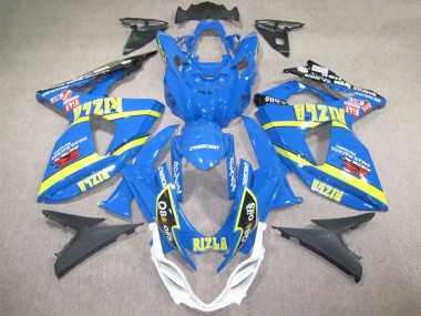 Carénage Moto GSXR 1000 K9 2009-2016 - Bleu Rizla Q8 Oils