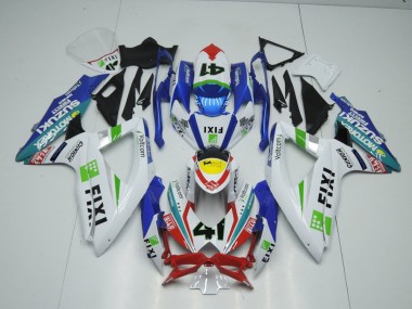 Carénage Moto GSXR 1000 K9 2009-2016 - Fixi Light Bleu