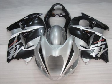 Carénage Moto GSXR 1300 Hayabusa 1996-2007 - Argent Noir