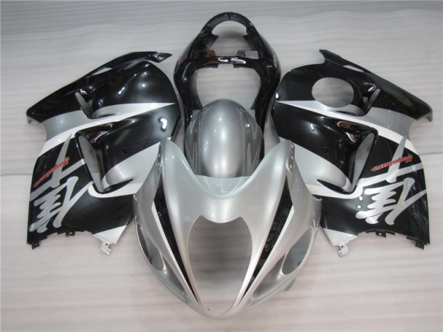 Carénage Moto GSXR 1300 Hayabusa 1996-2007 - Argent Noir Carénage Moto GSXR 1300 Hayabusa 1996-2007 - Argent Noir