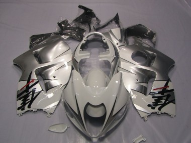 Carénage Moto GSXR 1300 Hayabusa 1996-2007 - Blanc Noir Décalque
