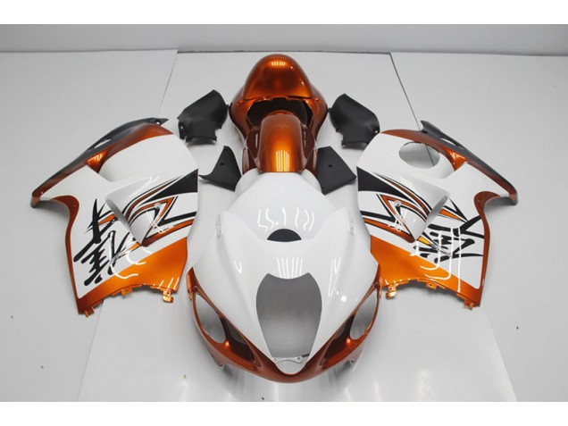 Carénage Moto GSXR 1300 Hayabusa 1996-2007 - Blanc Orange Carénage Moto GSXR 1300 Hayabusa 1996-2007 - Blanc Orange