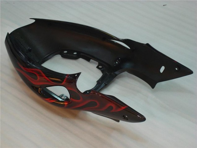 Carénage Moto GSXR 1300 Hayabusa 1996-2007 - Noir Rouge Flamme Carénage Moto GSXR 1300 Hayabusa 1996-2007 - Noir Rouge Flamme