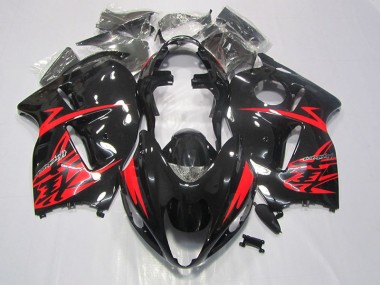 Carénage Moto GSXR 1300 Hayabusa 1996-2007 - Noir Rouge