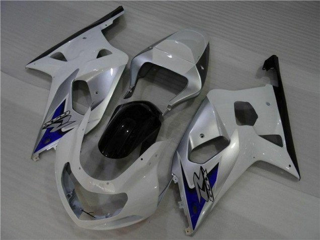 Carénage Moto GSXR 600 / 750 K1 K2 K3 2001-2003 - Blanc Argent Carénage Moto GSXR 600 / 750 K1 K2 K3 2001-2003 - Blanc Argent