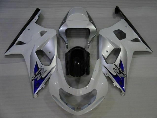 Carénage Moto GSXR 600 / 750 K1 K2 K3 2001-2003 - Blanc Argent Carénage Moto GSXR 600 / 750 K1 K2 K3 2001-2003 - Blanc Argent