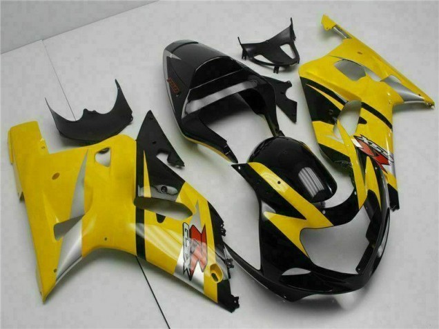 Carénage Moto GSXR 600 / 750 K1 K2 K3 2001-2003 - Jaune Carénage Moto GSXR 600 / 750 K1 K2 K3 2001-2003 - Jaune