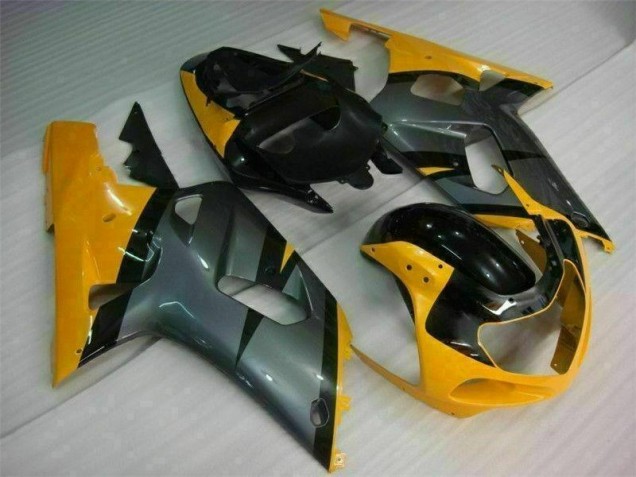 Carénage Moto GSXR 600 / 750 K1 K2 K3 2001-2003 - Noir Jaune Carénage Moto GSXR 600 / 750 K1 K2 K3 2001-2003 - Noir Jaune