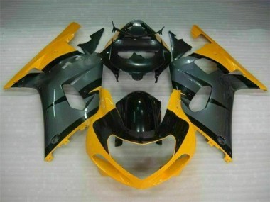 Carénage Moto GSXR 600 / 750 K1 K2 K3 2001-2003 - Noir Jaune