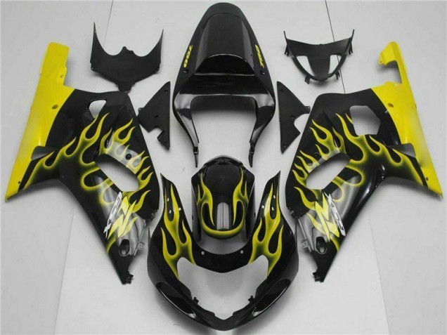 Carénage Moto GSXR 600 / 750 K1 K2 K3 2001-2003 - Noir Carénage Moto GSXR 600 / 750 K1 K2 K3 2001-2003 - Noir
