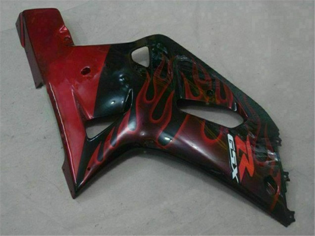 Carénage Moto GSXR 600 / 750 K1 K2 K3 2001-2003 - Noir Rouge Carénage Moto GSXR 600 / 750 K1 K2 K3 2001-2003 - Noir Rouge