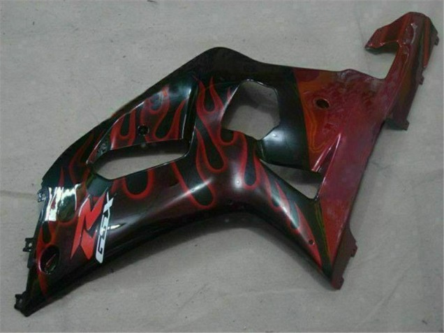 Carénage Moto GSXR 600 / 750 K1 K2 K3 2001-2003 - Noir Rouge Carénage Moto GSXR 600 / 750 K1 K2 K3 2001-2003 - Noir Rouge