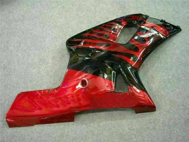 Carénage Moto GSXR 600 / 750 K1 K2 K3 2001-2003 - Rouge Noir Carénage Moto GSXR 600 / 750 K1 K2 K3 2001-2003 - Rouge Noir