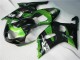 Carénage Moto GSXR 600 / 750 K1 K2 K3 2001-2003 - Vert Noir Carénage Moto GSXR 600 / 750 K1 K2 K3 2001-2003 - Vert Noir