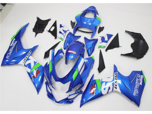 Carénage Moto GSXR 600 / 750 K11 2011-2024 - Bleu Blanc Vert Carénage Moto GSXR 600 / 750 K11 2011-2024 - Bleu Blanc Vert
