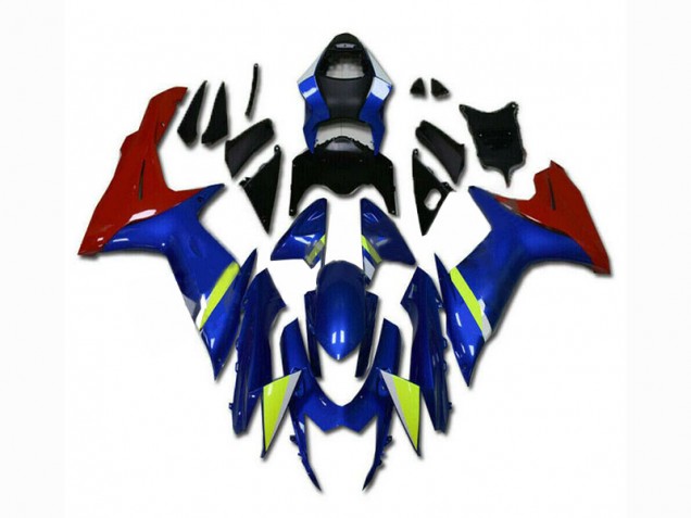 Carénage Moto GSXR 600 / 750 K11 2011-2024 - Bleu Rouge Carénage Moto GSXR 600 / 750 K11 2011-2024 - Bleu Rouge