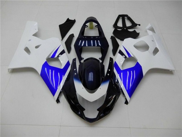 Carénage Moto GSXR 600 / 750 K4 2004-2005 - Blanc Bleu Carénage Moto GSXR 600 / 750 K4 2004-2005 - Blanc Bleu