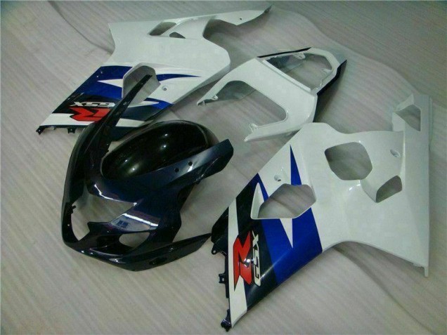Carénage Moto GSXR 600 / 750 K4 2004-2005 - Blanc Noir Carénage Moto GSXR 600 / 750 K4 2004-2005 - Blanc Noir