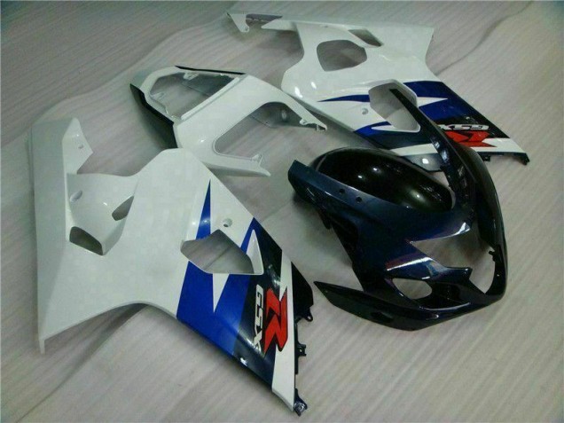 Carénage Moto GSXR 600 / 750 K4 2004-2005 - Blanc Noir Carénage Moto GSXR 600 / 750 K4 2004-2005 - Blanc Noir