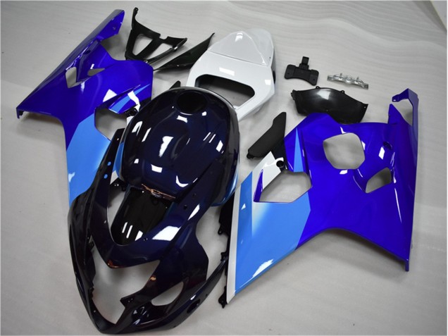 Carénage Moto GSXR 600 / 750 K4 2004-2005 - Bleu Blanc Carénage Moto GSXR 600 / 750 K4 2004-2005 - Bleu Blanc