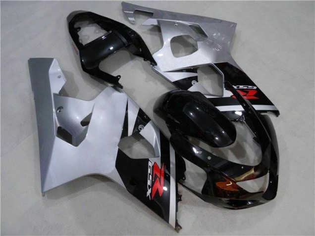 Carénage Moto GSXR 600 / 750 K4 2004-2005 - Noir Argent Carénage Moto GSXR 600 / 750 K4 2004-2005 - Noir Argent