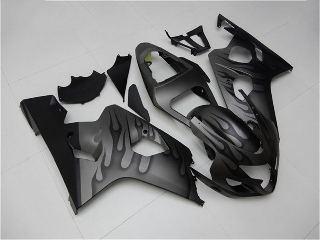 Carénage Moto GSXR 600 / 750 K4 2004-2005 - Noir Gris Carénage Moto GSXR 600 / 750 K4 2004-2005 - Noir Gris
