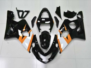 Carénage Moto GSXR 600 / 750 K4 2004-2005 - Orange Noir