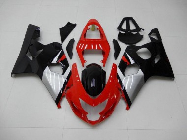 Carénage Moto GSXR 600 / 750 K4 2004-2005 - Rouge Noir