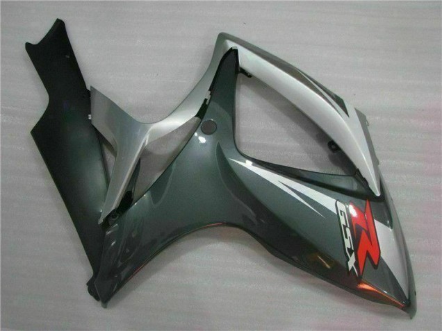 Carénage Moto GSXR 600 / 750 K6 2006-2007 - Argent Noir Carénage Moto GSXR 600 / 750 K6 2006-2007 - Argent Noir