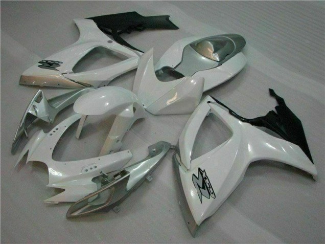 Carénage Moto GSXR 600 / 750 K6 2006-2007 - Blanc Argent Carénage Moto GSXR 600 / 750 K6 2006-2007 - Blanc Argent