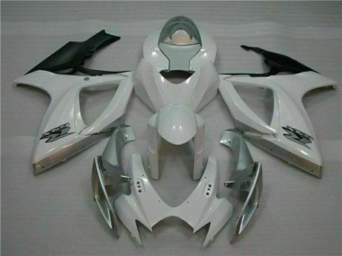 Carénage Moto GSXR 600 / 750 K6 2006-2007 - Blanc Argent