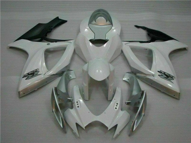Carénage Moto GSXR 600 / 750 K6 2006-2007 - Blanc Argent Carénage Moto GSXR 600 / 750 K6 2006-2007 - Blanc Argent