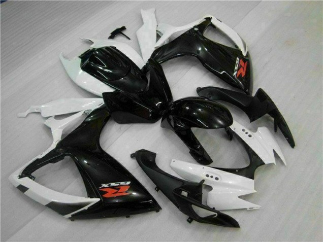 Carénage Moto GSXR 600 / 750 K6 2006-2007 - Blanc Noir Carénage Moto GSXR 600 / 750 K6 2006-2007 - Blanc Noir
