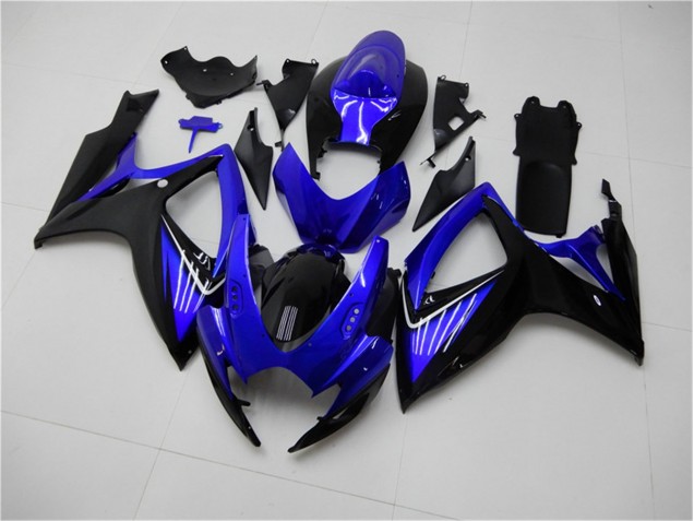 Carénage Moto GSXR 600 / 750 K6 2006-2007 - Bleu Noir Carénage Moto GSXR 600 / 750 K6 2006-2007 - Bleu Noir