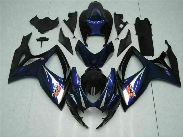 Carénage Moto GSXR 600 / 750 K6 2006-2007 - Noir Bleu Carénage Moto GSXR 600 / 750 K6 2006-2007 - Noir Bleu