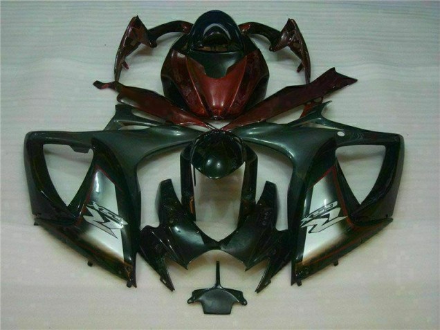 Carénage Moto GSXR 600 / 750 K6 2006-2007 - Noir Rouge Carénage Moto GSXR 600 / 750 K6 2006-2007 - Noir Rouge