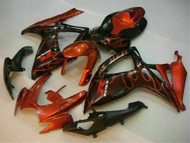 Carénage Moto GSXR 600 / 750 K6 2006-2007 - Rouge Carénage Moto GSXR 600 / 750 K6 2006-2007 - Rouge