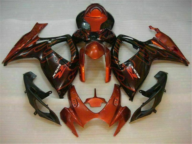 Carénage Moto GSXR 600 / 750 K6 2006-2007 - Rouge Carénage Moto GSXR 600 / 750 K6 2006-2007 - Rouge