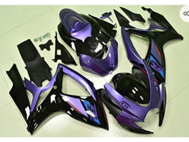 Carénage Moto GSXR 600 / 750 K6 2006-2007 - Violet Noir Carénage Moto GSXR 600 / 750 K6 2006-2007 - Violet Noir