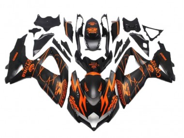 Carénage Moto GSXR 600 / 750 K8 2008-2010 - Noir Orange